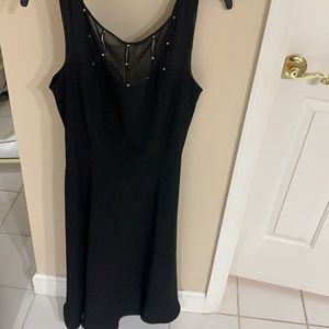 Evan-Picone black sleeveless elegant dress sz.14 EUC